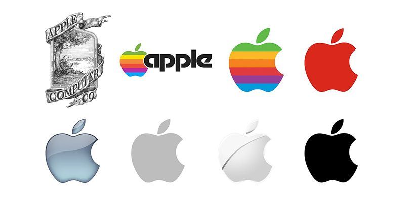 Эволюция логотипа Apple